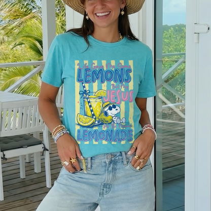 ChaoticClub Jesus Makes Lemonade Neon T-Shirt