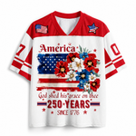 Chaotic Club America 250 Years God Shed His Grace On Thee Mesh Jersey