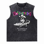 ChaoticClub Undiagnosed Racoon Crocodile Wash Tanktop