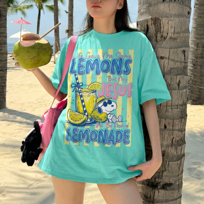 ChaoticClub Jesus Makes Lemonade Neon T-Shirt