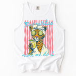 ChaoticClub Margaritas Made Me Do It Leopard Spa Summer Tank Top