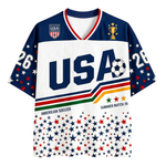 ChaoticClub United States Soccer Stars Stripes Mesh Jersey