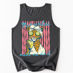 ChaoticClub Margaritas Made Me Do It Leopard Spa Summer Tank Top