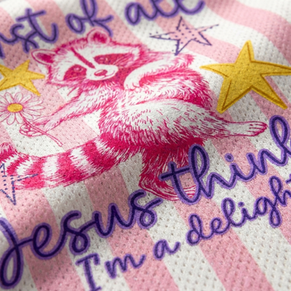 ChaoticClub First of All Jesus Thinks I'm A Delight Mesh Jersey