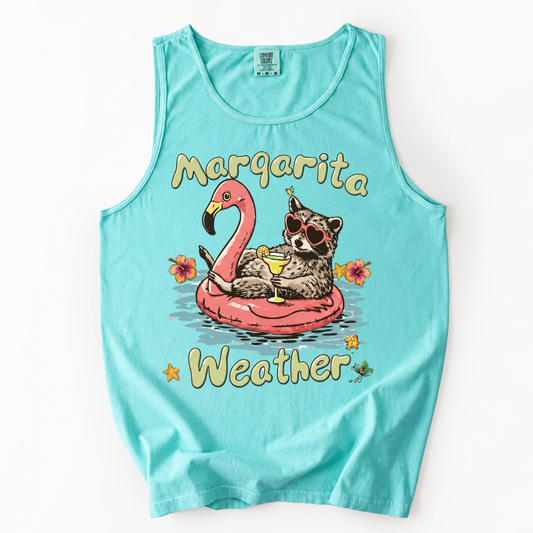 ChaoticClub Raccoon Margarita Summer Tank Top