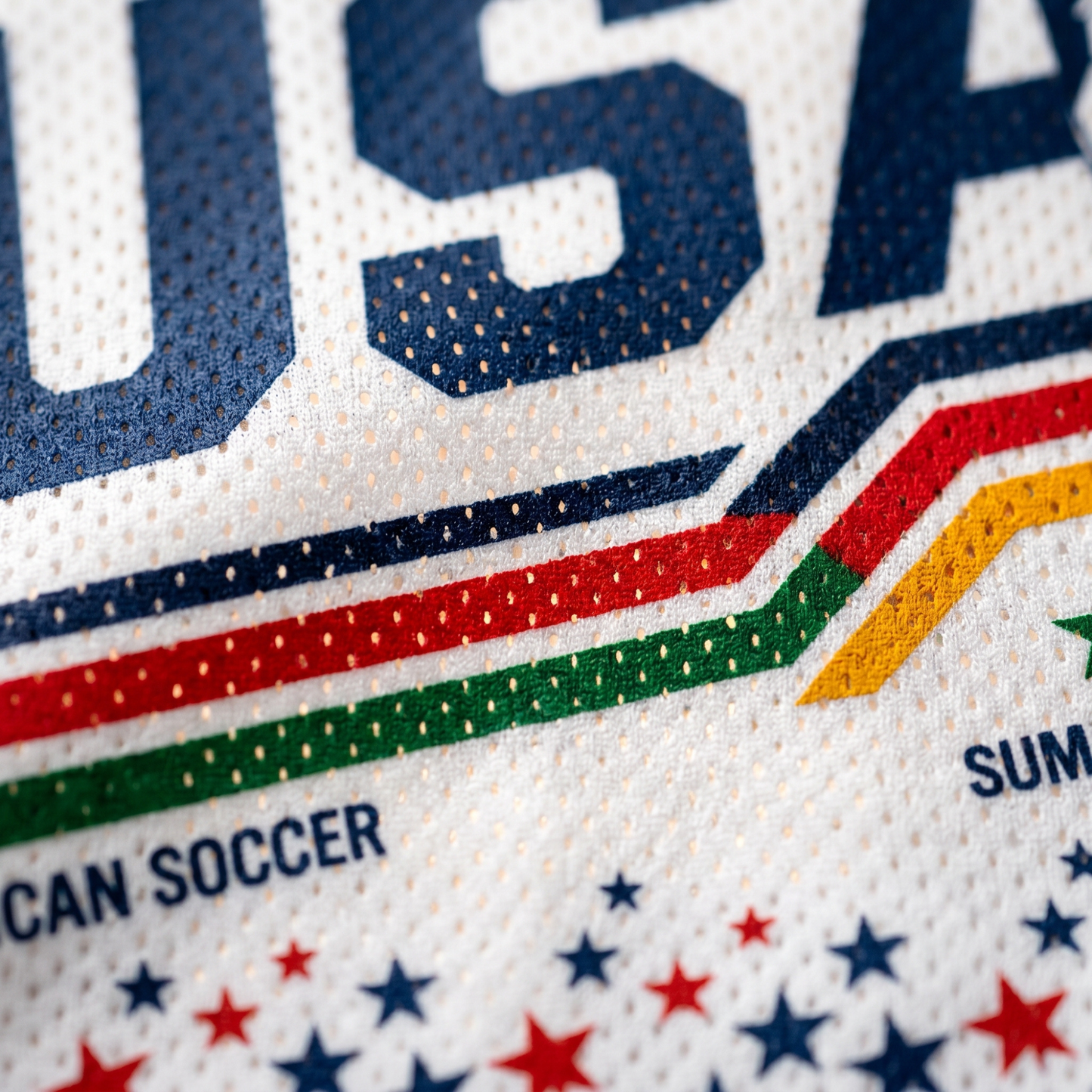 ChaoticClub United States Soccer Stars Stripes Mesh Jersey