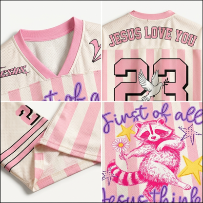 ChaoticClub First of All Jesus Thinks I'm A Delight Mesh Jersey