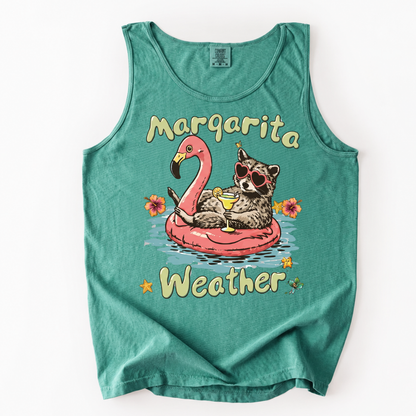 ChaoticClub Raccoon Margarita Summer Tank Top