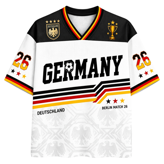ChaoticClub Germany Soccer Jersey Mesh Jersey