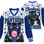 Chaotic Club Mascot Bubblegum Game Day Long Sleeve Mesh Jersey