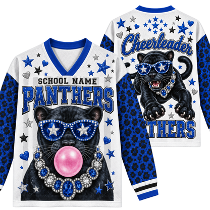 Chaotic Club Mascot Bubblegum Game Day Long Sleeve Mesh Jersey