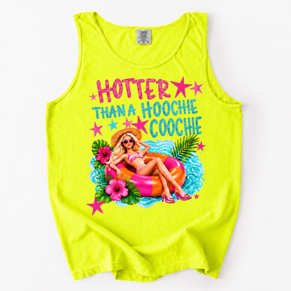 ChaoticClub Hotter Than a Hoochie Coochie Doll Tank Top