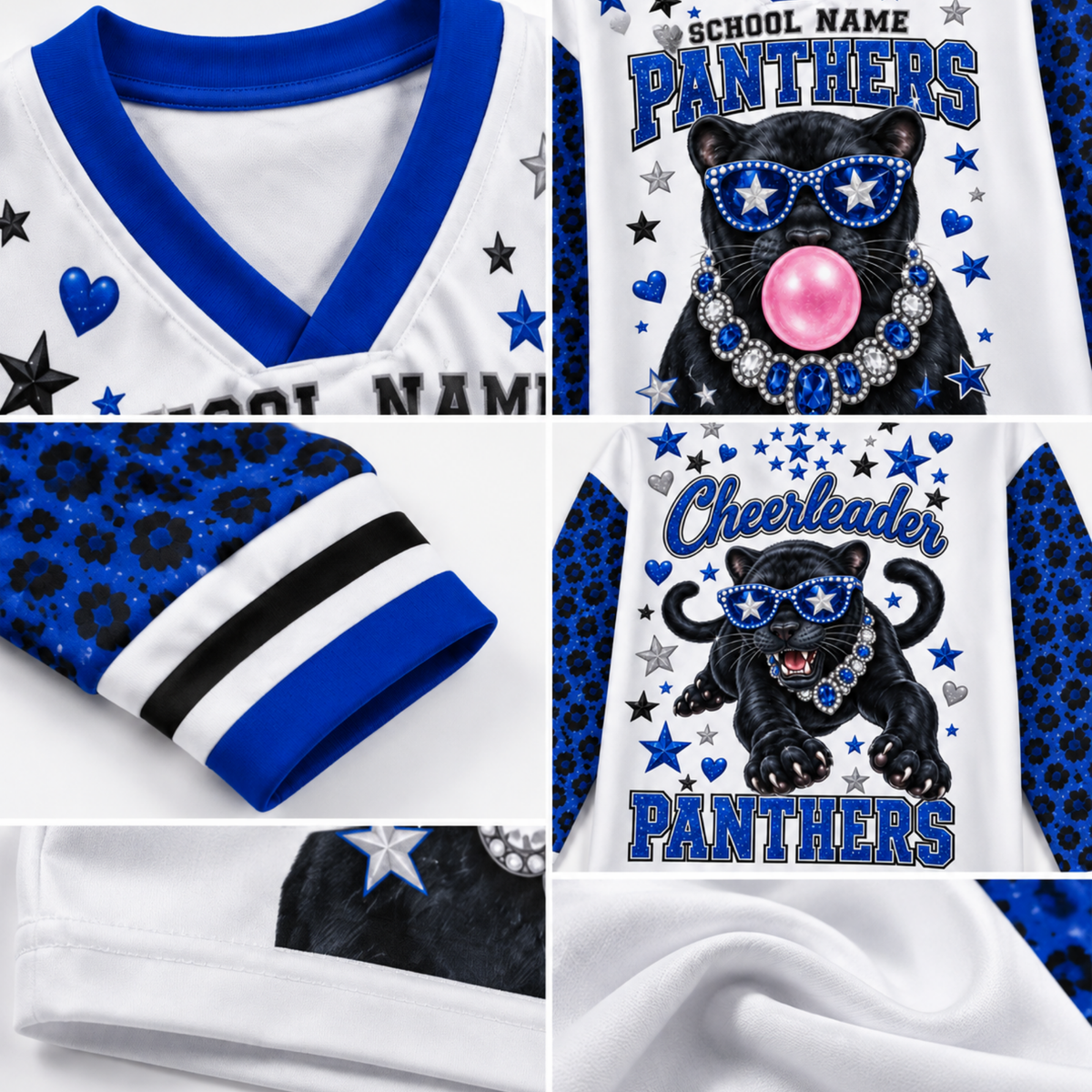 Chaotic Club Mascot Bubblegum Game Day Long Sleeve Mesh Jersey