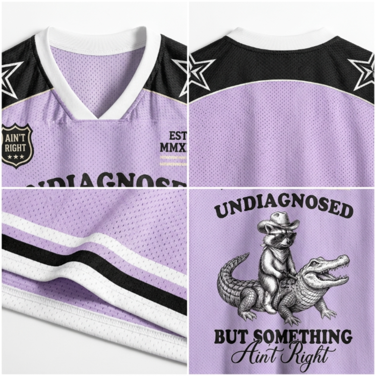ChaoticClub Undiagnosed But Something Aint Right Mesh Jersey