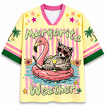 ChaoticClub Striped Raccoon Margarita Mesh Jersey