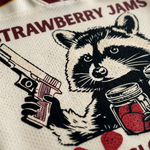 ChaoticClub Strawberry Jams Glock Raccoon Mesh Jersey