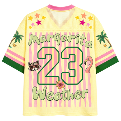 ChaoticClub Striped Raccoon Margarita Mesh Jersey