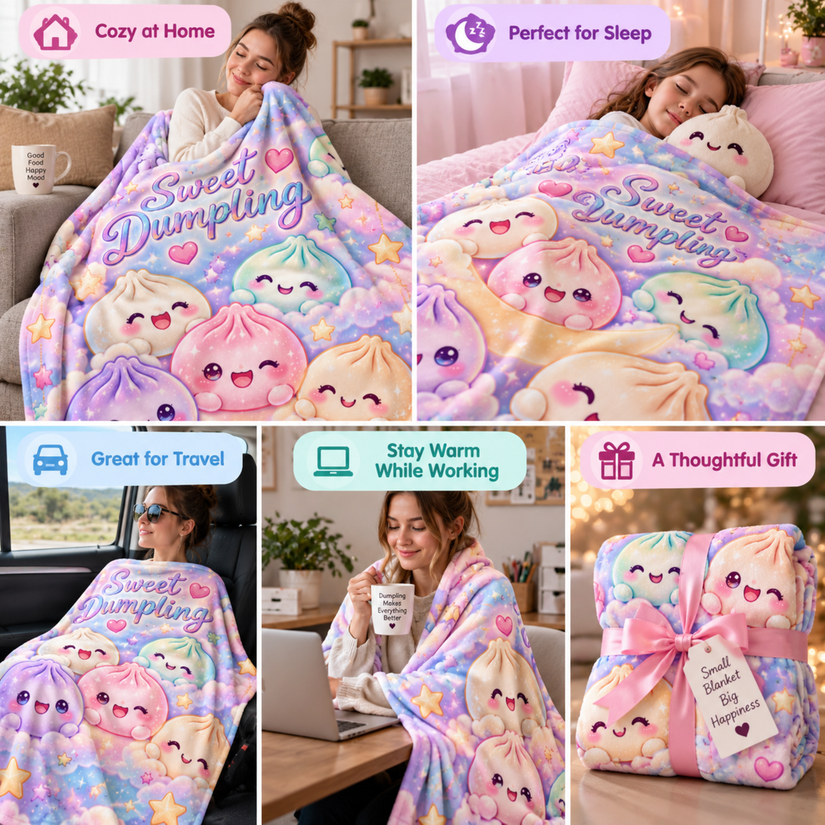 Chaotic Club Halloween 3D Optical Illusion Fleece Blanket