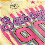 ChaoticClub Striped Summer Dog Mesh Jersey