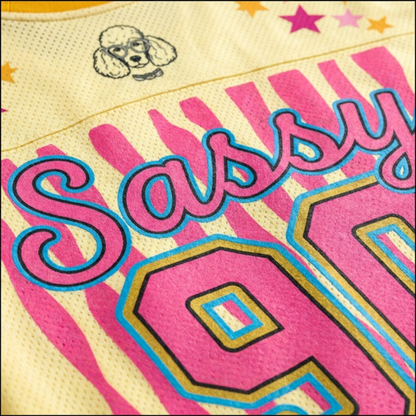 ChaoticClub Striped Summer Dog Mesh Jersey