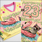 ChaoticClub Striped Raccoon Margarita Mesh Jersey