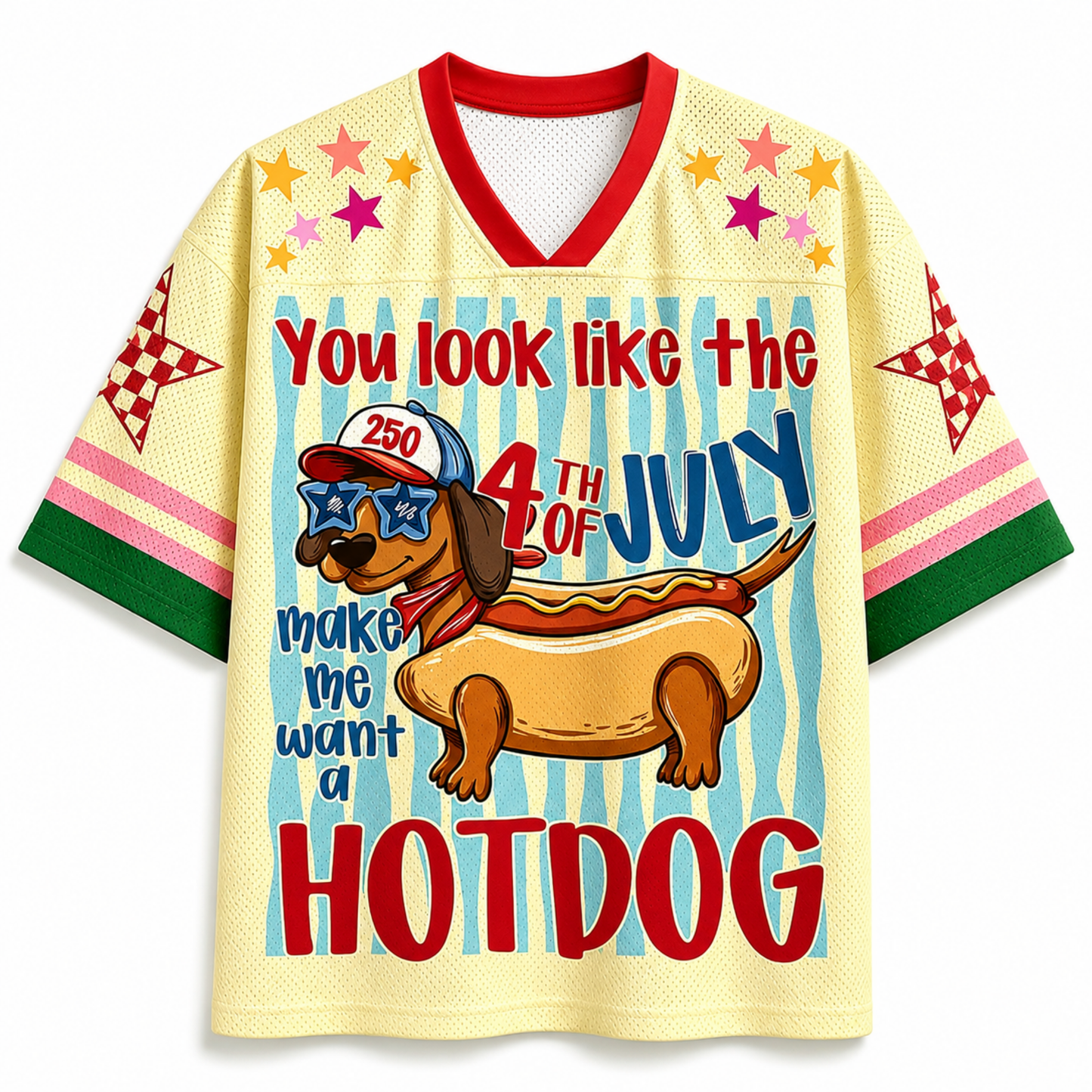ChaoticClub Bad Day To Be A Hotdog Mesh Jersey