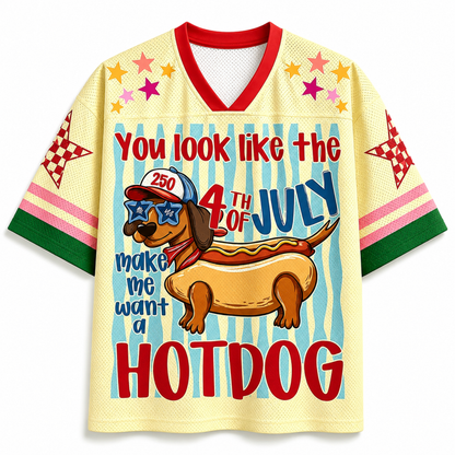ChaoticClub Bad Day To Be A Hotdog Mesh Jersey