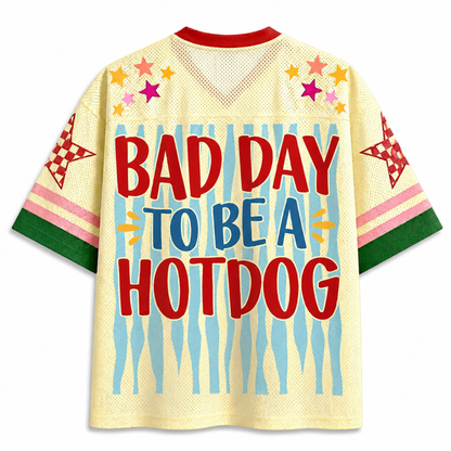 ChaoticClub Bad Day To Be A Hotdog Mesh Jersey