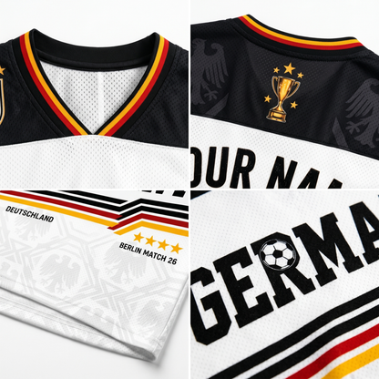 ChaoticClub Germany Soccer Personalized Mesh Jersey