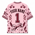Chaotic Club School Mascot Football Baseball Hockey Varsity Letters Mesh Jersey