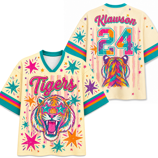 ChaoticcClub Tiger Stars Mascot Mesh Jersey