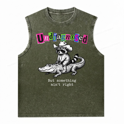 ChaoticClub Undiagnosed Racoon Crocodile Wash Tanktop