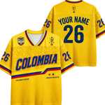 ChaoticClub Colombia Soccer Personalized Mesh Jersey
