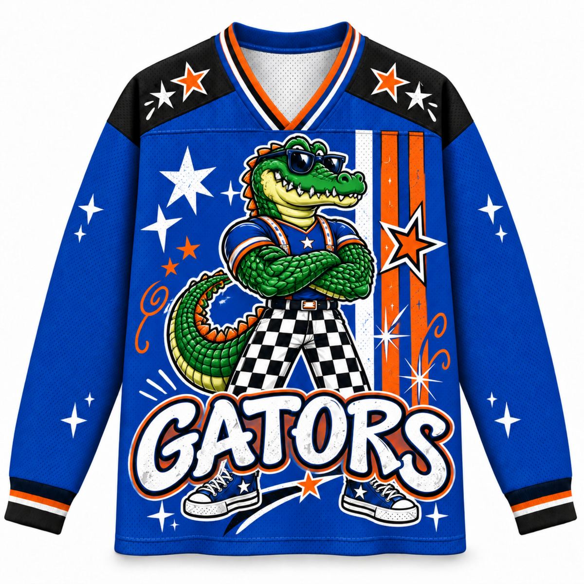 Chaotic Club Cool Mascot Game Day Long Sleeve Jersey
