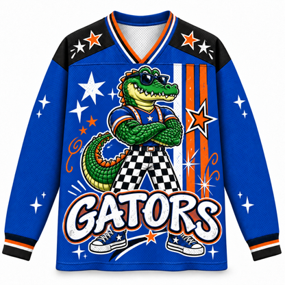 Chaotic Club Cool Mascot Game Day Long Sleeve Jersey