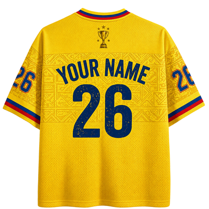 ChaoticClub Colombia Soccer Personalized Mesh Jersey