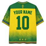 ChaoticClub Brazil Soccer Personalized Mesh Jersey