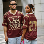 ChaoticClub Strawberry Jams Glock Funny Raccoon Mesh Jersey