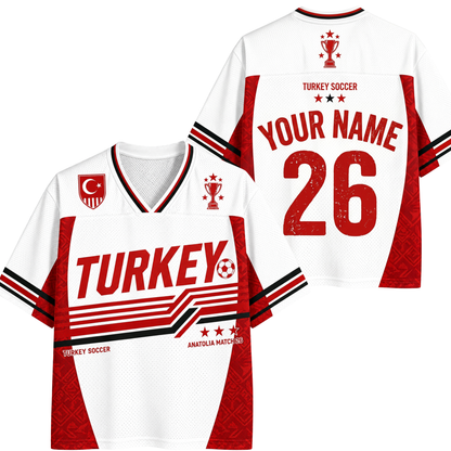 ChaoticClub Turkey Soccer Personalized Mesh Jersey