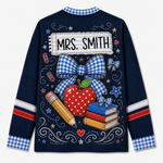 Chaotic Club Teacher Blue Apple Long Sleeve Jersey