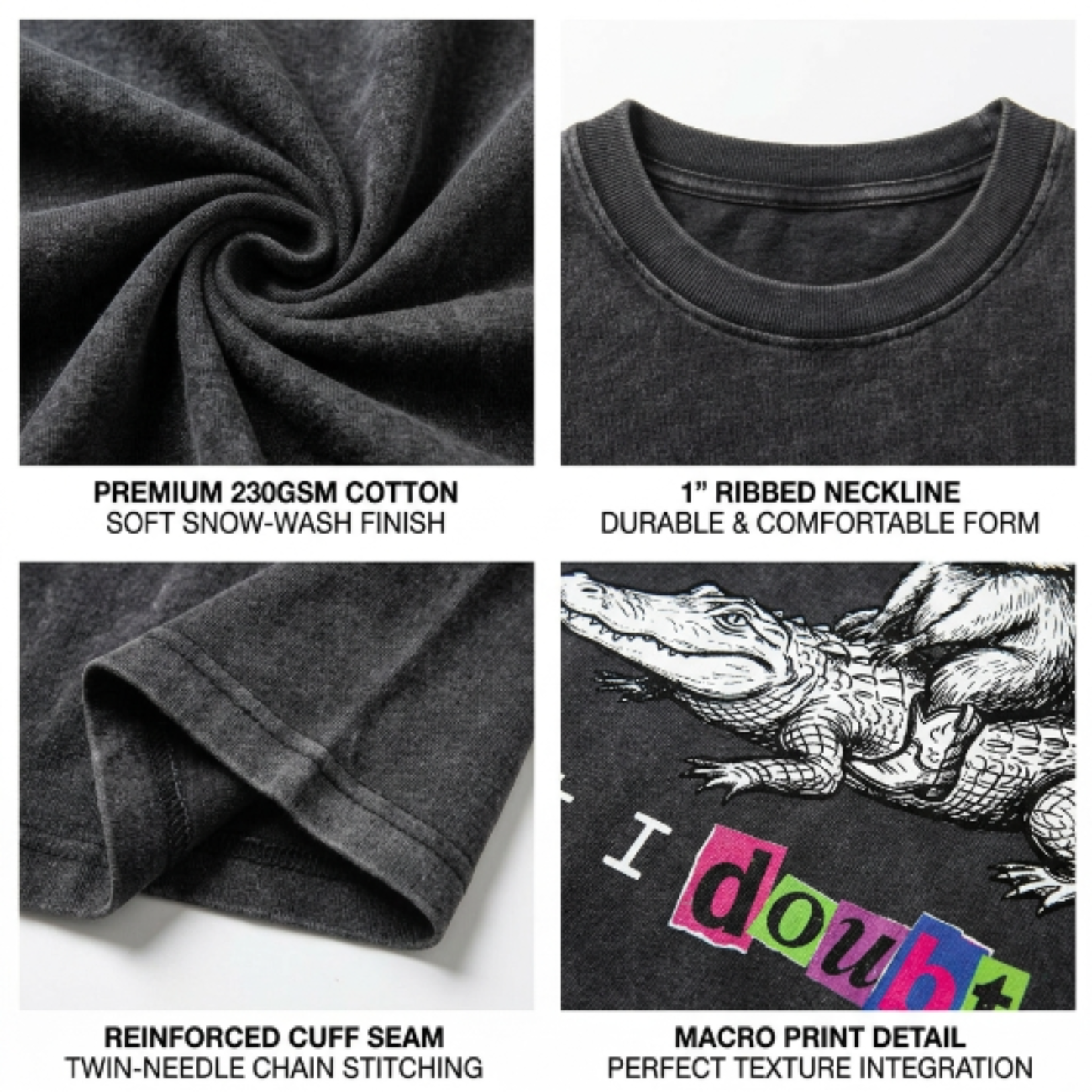 ChaoticClub I May Be Wrong Raccoon Washed T-Shirt