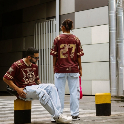 ChaoticClub Strawberry Jams Glock Funny Raccoon Mesh Jersey