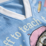 Chaotic Club Custom Raccoon On Scooter School Staff Mesh Jersey