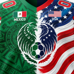 ChaoticClub Half USA Half Mexico Personalized Soccer Jersey