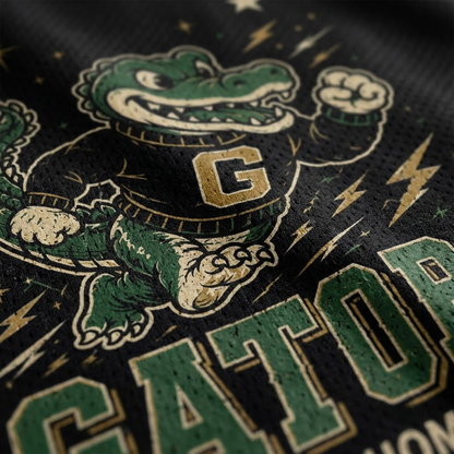 Chaotic Club Retro Mascot Lightning Game Day Mesh Jersey