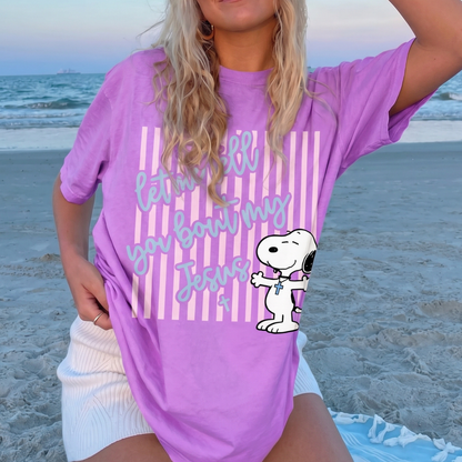 ChaoticClub Let Me Tell You About My Jesus Neon T-shirt