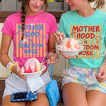 ChaoticClub Motherhood Is Kingdom Work Neon T-shirt