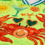 Chaotic Club Crab Blowing Bubble Summer Mesh Jersey