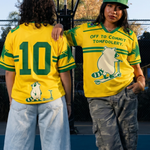 ChaoticClub Off To Commit Tomfoolery Brazil Mesh Jersey