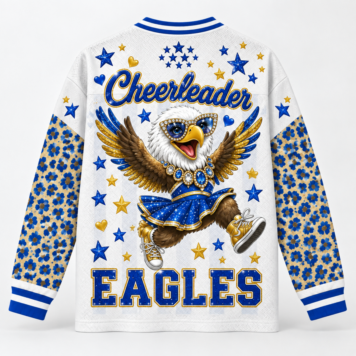 Chaotic Club Mascot Bubblegum Game Day Long Sleeve Mesh Jersey
